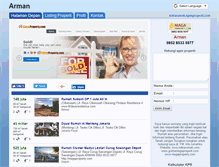 Tablet Screenshot of mitrarumah.agenproperti.com